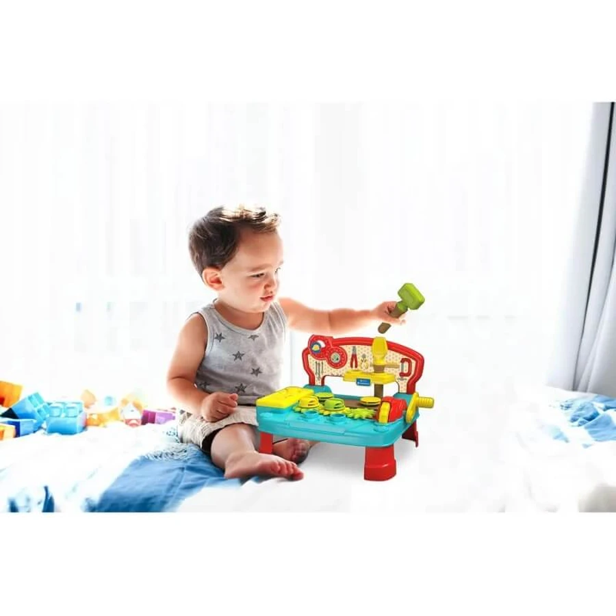 Clementoni Montessori baby workbench - tavolo da lavoro per bambini 12+ mesi