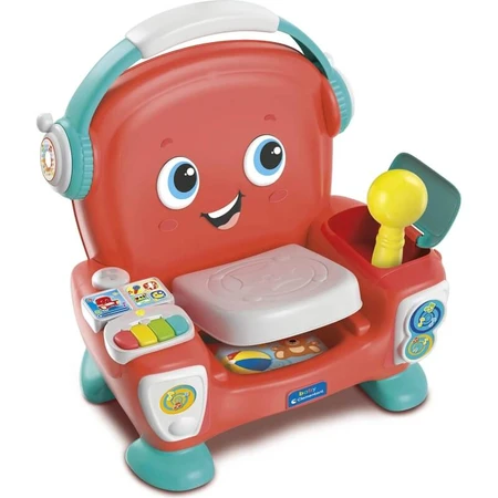 Clementoni Little chair sings plays and dances - red