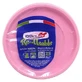 Dopla 25 farfurii plate reutilizabile - roz