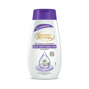 Jasmijn shampagne mousse - ontspannende 3-in-1 douchegel &amp; shampoo 250 ml