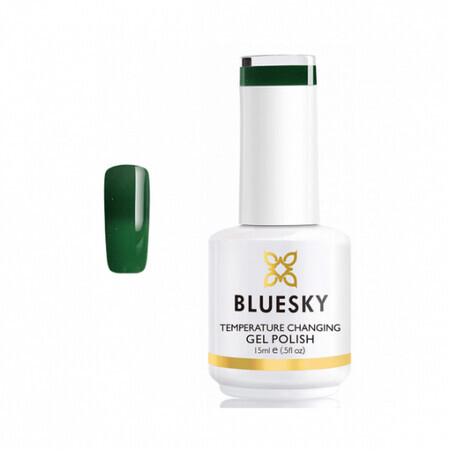 Esmalte de uñas semipermanente Bluesky UV térmico You Guac My World Verde 15ml