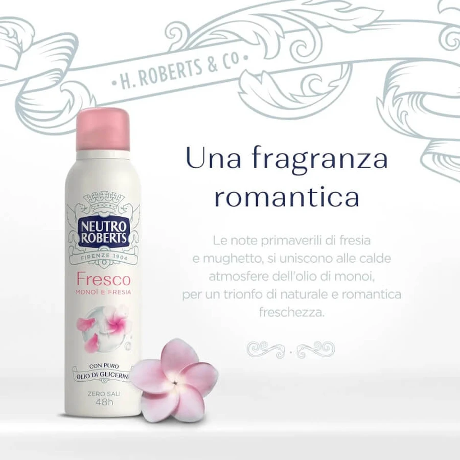 Neutro roberts Fresco monoi și frezie - deodorant spray 150 ml