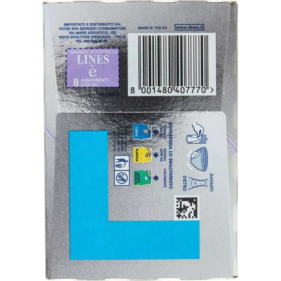 Lines is - 8 tampoane cu flux normal cu aripi
