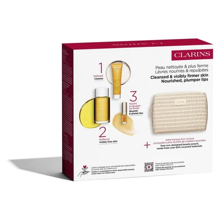 Zestaw Clarins energizing routine box - rutyna energetyzująca i ujędrniająca: ceny i cechy