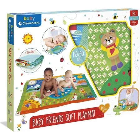 Clementoni Baby friends soft playmat 0+m - alfombra colores surtidos