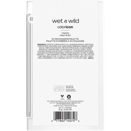 Wet n wild Colour icon paletă de 10 farduri - farduri de ochi nr. 4074e heart &amp; sol