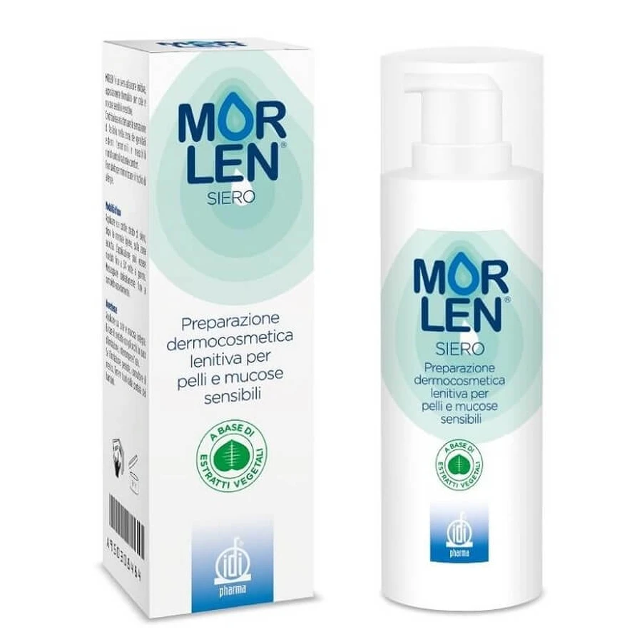 Idi Włoskie suplementy diety Morlen serum - kuracja łagodząca i równoważąca dla skóry wrażliwej i błon śluzowych 30 ml: ceny i cechy