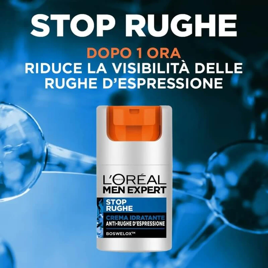 L'oreal paris Men expert stop rughe - crema viso uomo 50 ml