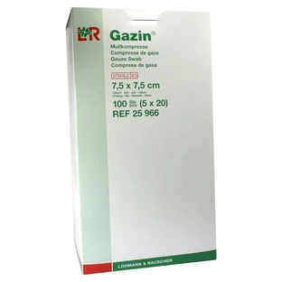 Gazin tifon comp. 7.5x7.5 cm steril 12x5X20 buc.
