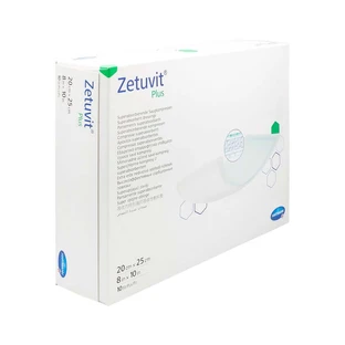 Zetuvit Plus extra sterk absorberend kompres steriel 10 st.