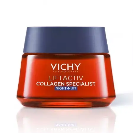 Vichy Liftactiv Crema de Noche Especial Colágeno, 50 ml