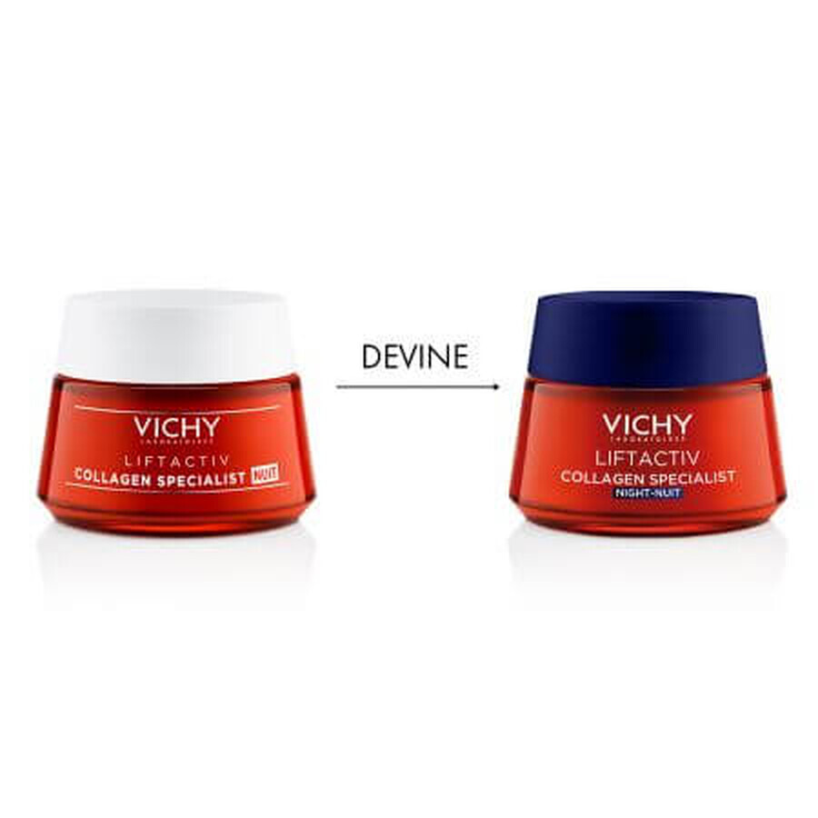 Vichy Liftactiv - Collagen Specialist Crema Viso Notte Anti-eta, 50ml