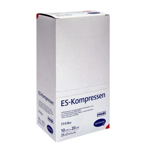 Es-compressen steriel 10x20 cm 8 vouwen 25X2 st.