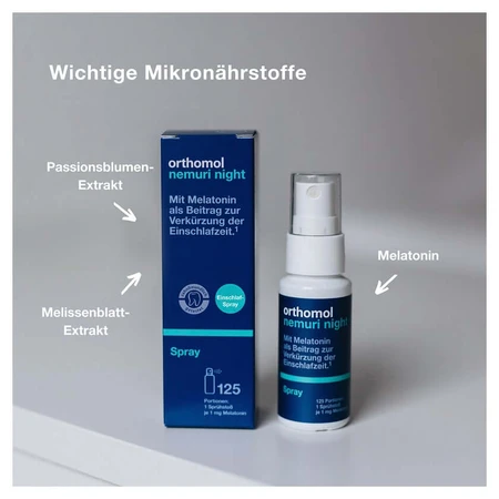 Orthomol Nemuri spray de noapte 2X25 ml