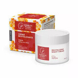 Crema de noche revitalizante con miel y leche matcha, 50 ml, Cosmetic Plant