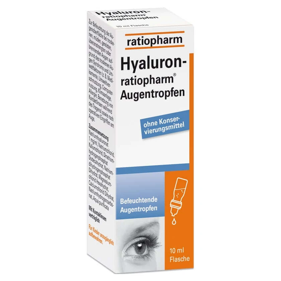 Hyaluron-ratiopharm® Augentropfen 10 ml