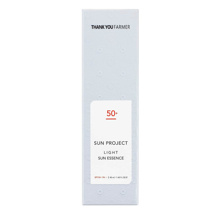 Crema solare Sun Project Light con SPF 50+ PA+++, 40 ml, Grazie Farmer