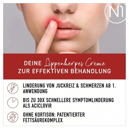 N1 Crema per l'herpes labiale 2 g