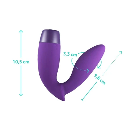 AMORELIE Joy "Melt" vibrator de prostată 1 buc