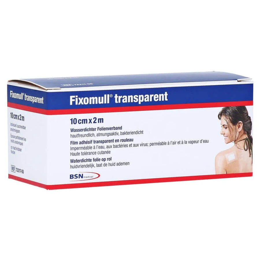 Fixomull transparent 10 cm x 2 m, 1 pièce 1 pc