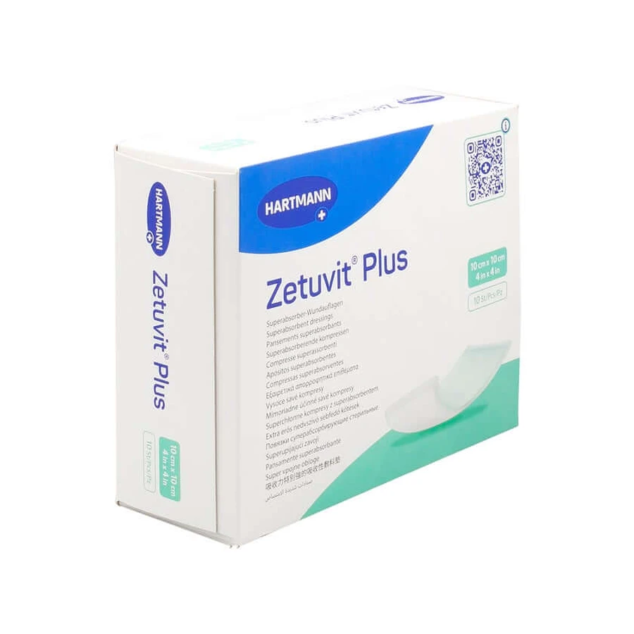 Zetuvit Plus ekstra mocny kompres chłonny sterylny 10 szt.: ceny i cechy