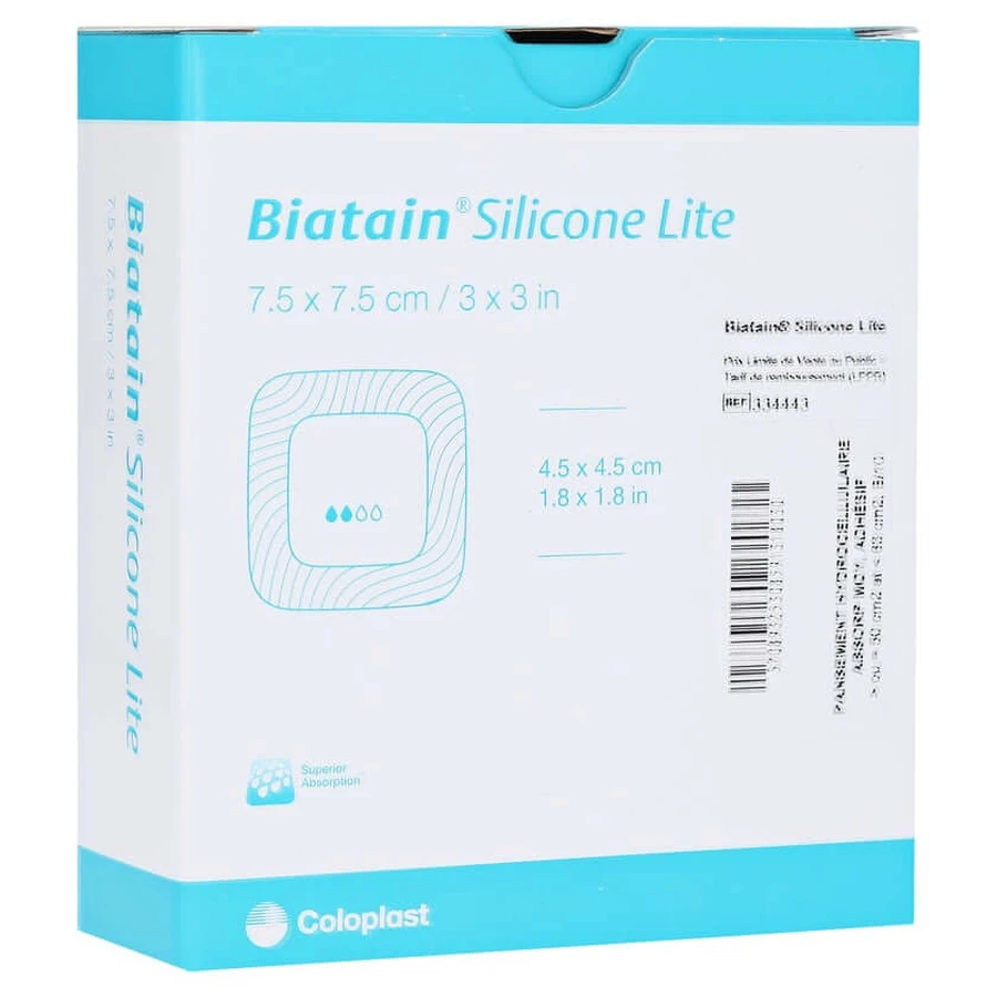 Biatain Silicone Lite schuimverband 7,5x 10 st.
