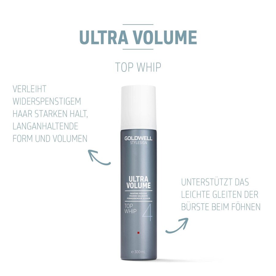 Spuma de par Goldwell Style Sign Top Whip pentru volum 300ml