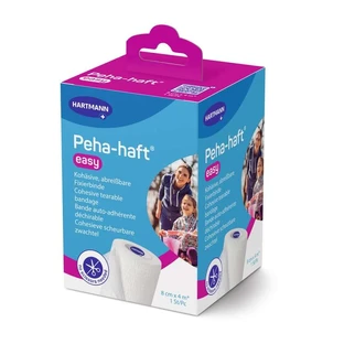 Peha-haft bandaj de fixare ușoară 8 Cmx4 M alb 1 buc