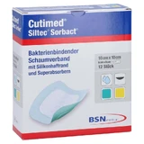 Cutimed Siltec Sorbact PU pansament 10x10 cm 12 buc.