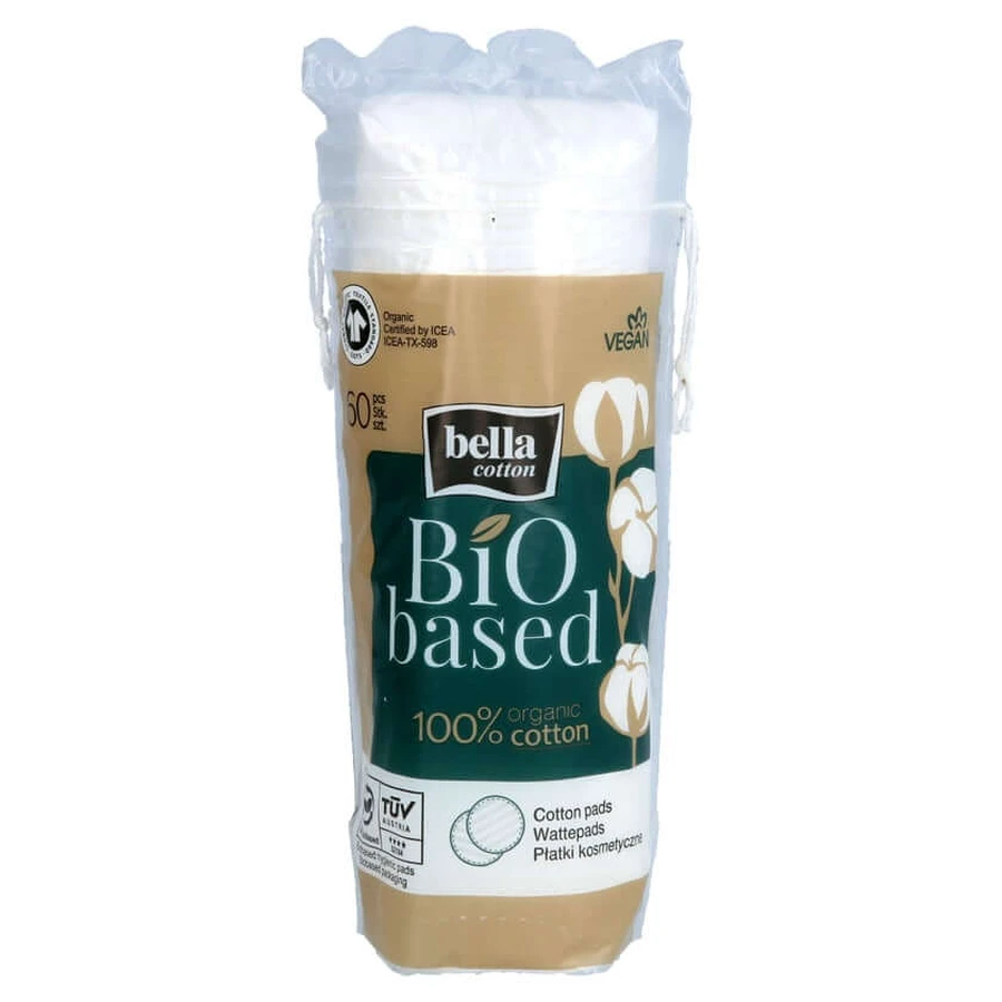 Tampoane de bumbac Bella Bumbac Bio-based Duo 60 buc