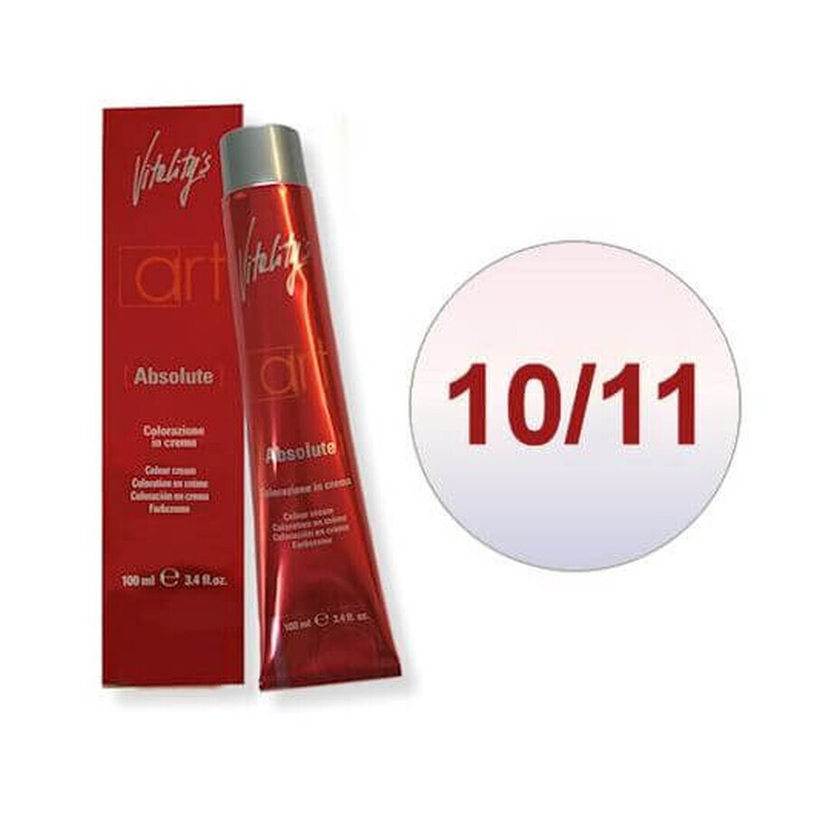 Vopsea de par permanenta crema Vitality's  Art Absolute Moon 10/11 100ml