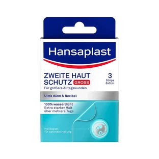 Hansaplast Al doilea plasturi de protecție a pielii mari 3 buc
