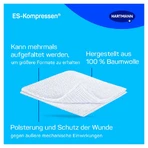 ES Compresses Sterile 10x10cm 8-ply 17-thread 5X2 pcs.