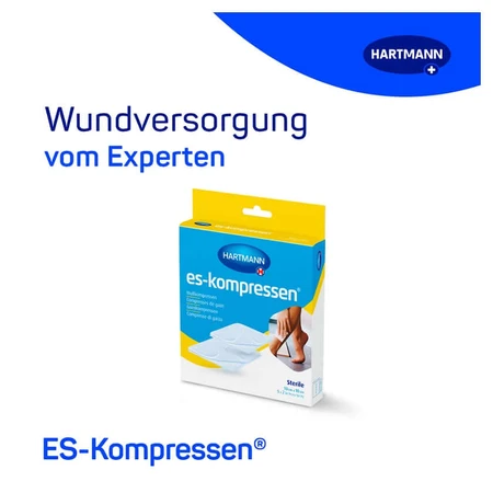 ES Compresses Sterile 10x10cm 8-ply 17-thread 5X2 pcs.