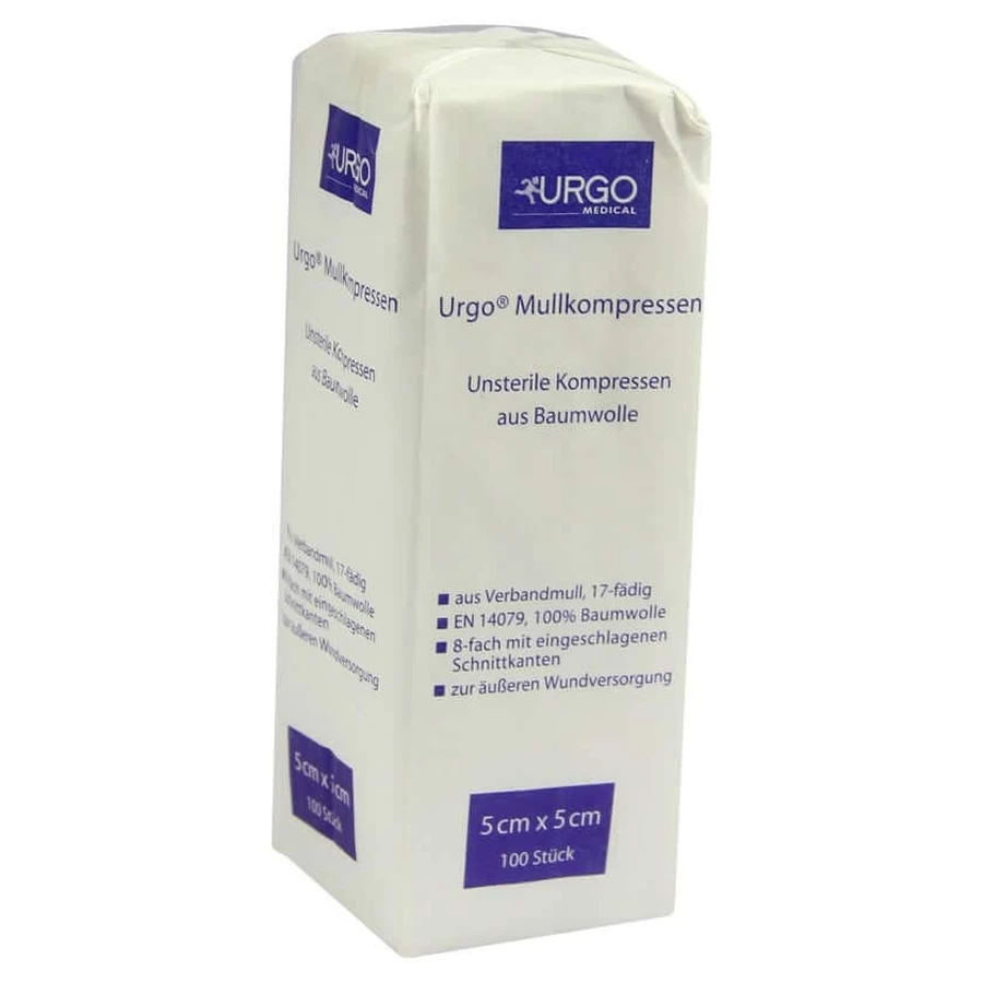 URGO compresse di garza 5x5 cm non sterili 100 pz.