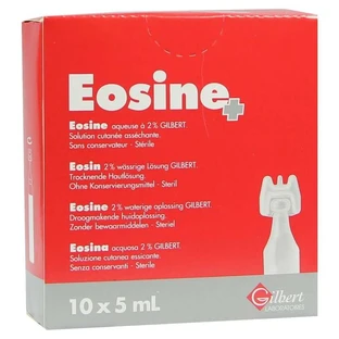 Eosin 2% wodny roztwór pielęgnacyjny sterylny 10X5 ml
