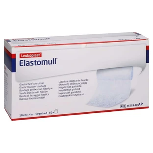 Elastomull 10 cmx4 m fascia elastica di fissaggio 45253 50 pz.