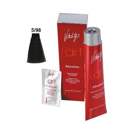 Vitality's Art Absolute permanent hair dye with ammonia 5.98 100 ml