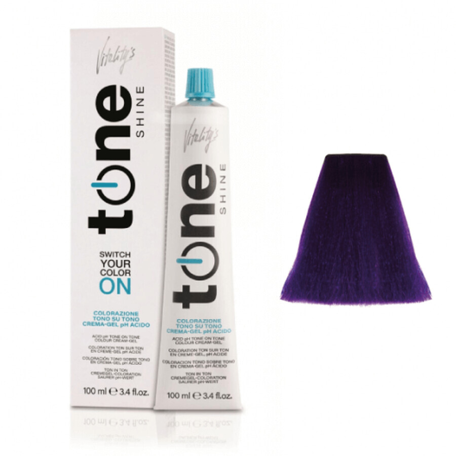 Vitality's Tone Shine Violet Ammoniakvrije Semi Permanente Haarkleur 100ml