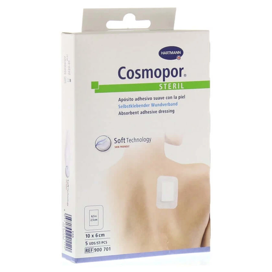 Cosmopor sterile 10 x 6 cm 5 pcs.