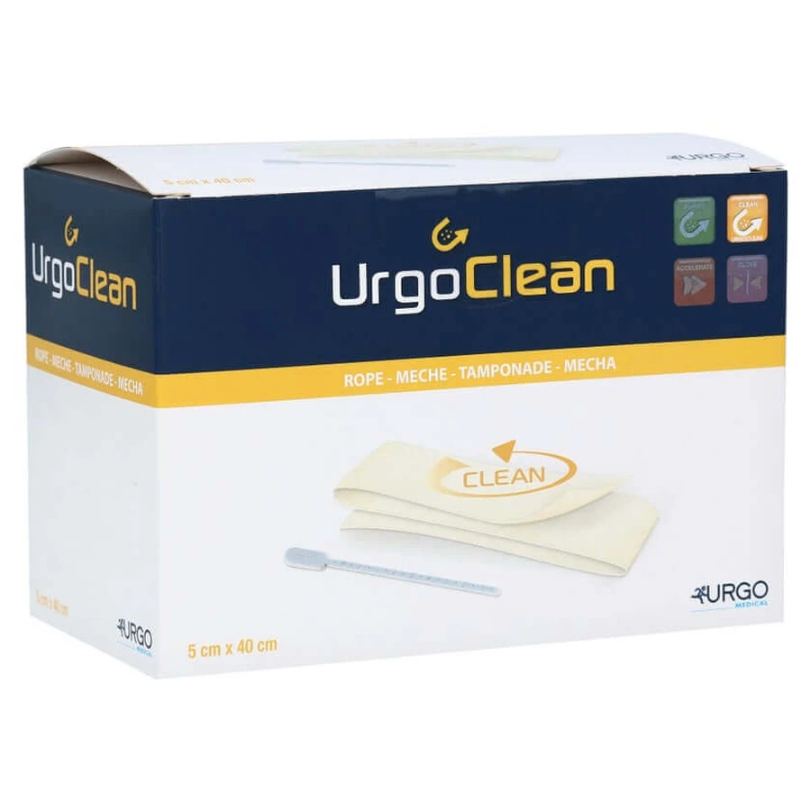 Urgoclean Tamponade 5x40 cm 5 buc