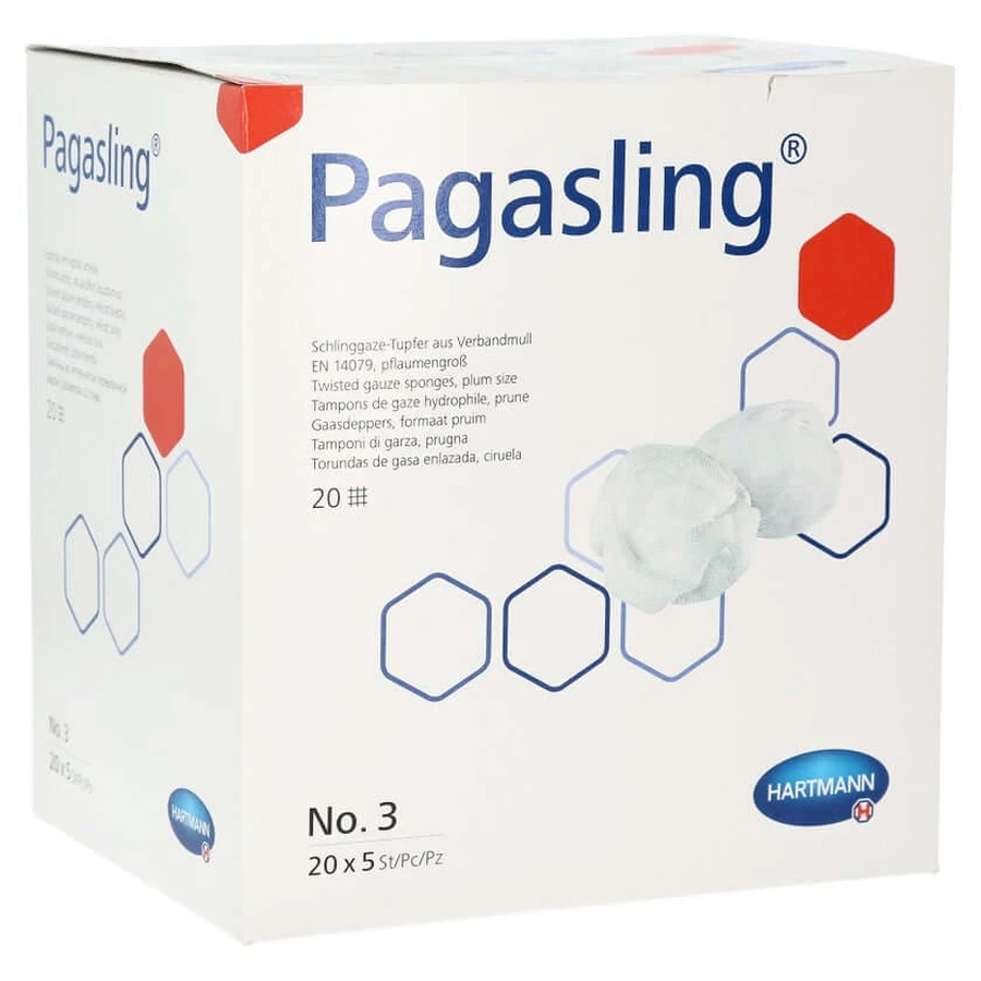 Pagasling sterile misura 3 20X5 pz.