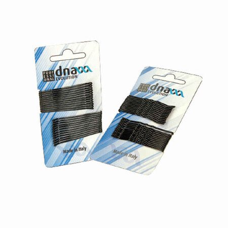 Agrafe pentru par Kiepe Grip Plain Negre 24buc