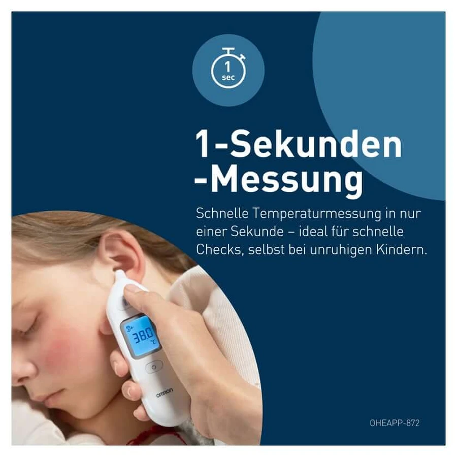 OMRON Gentle Temp 533 Termometru clinic cu infraroșu 1 buc