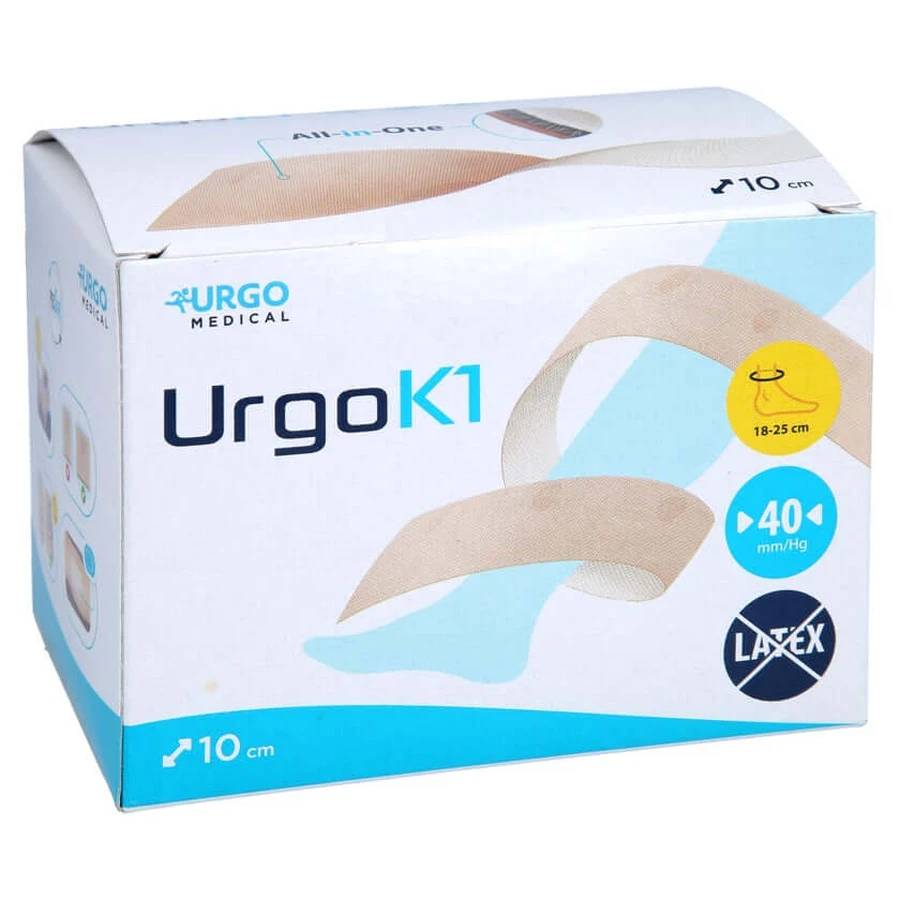 Urgok1 Kompr.syst.10cm Knöchelumf.18-25c 1 St