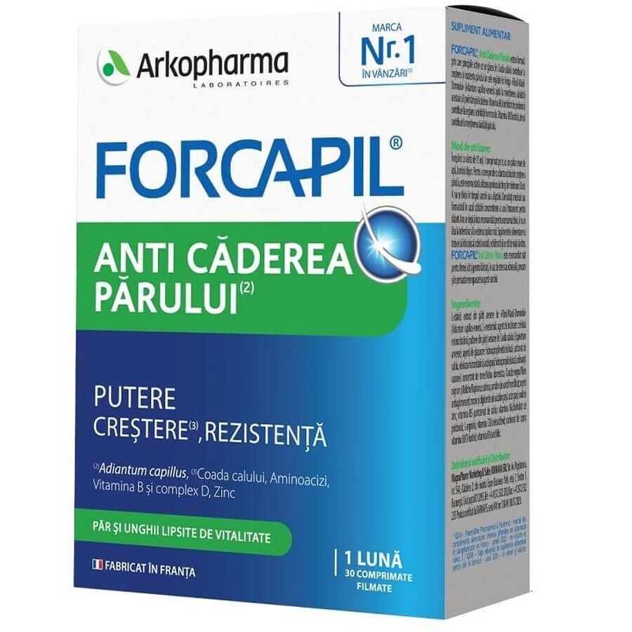 Forcapil Anticaída, 30 comprimidos, Arkopharma