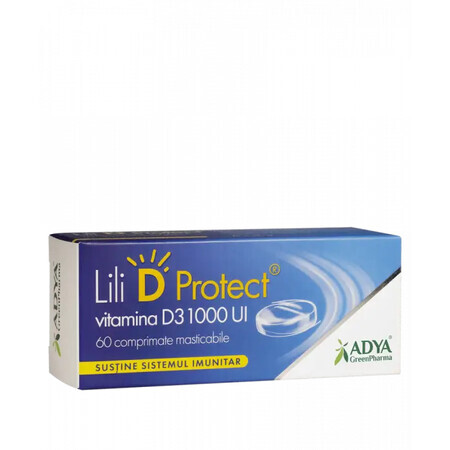 Lili D ProtectVitamine D3 1000 IE x 60 cc Adya Green