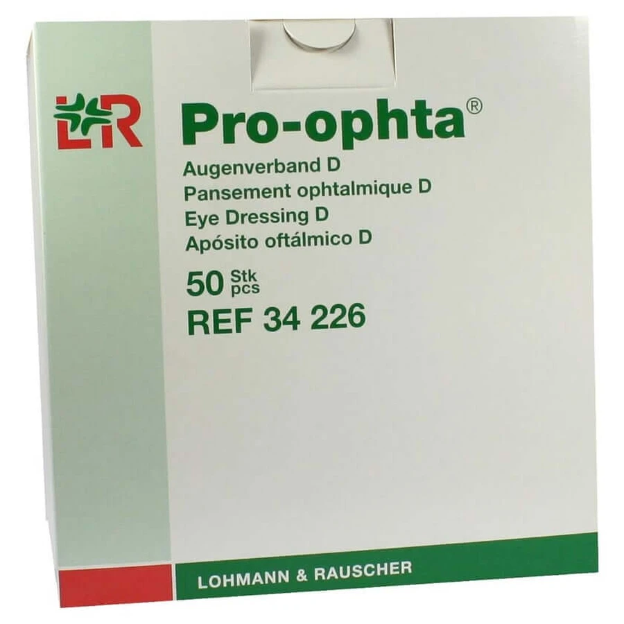 Pro-ophta oogverband D 50 st