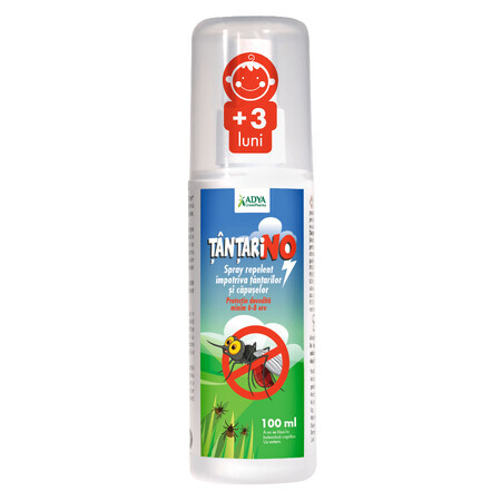 Tantarino Spray Repelente Contra Cucarachas y Ácaros 100ml x 1 unidad Adya Verde