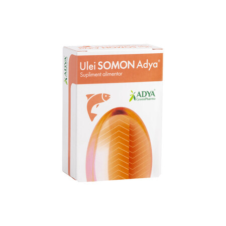 Adya Salmon Oil x 30cps soft Adya Green